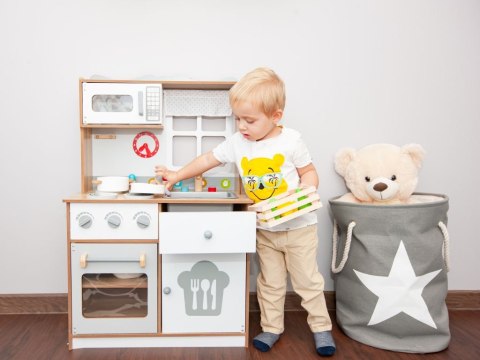 Drewniana Kuchnia Dla Dzieci Dodatkowe Akcesoria Ecotoys