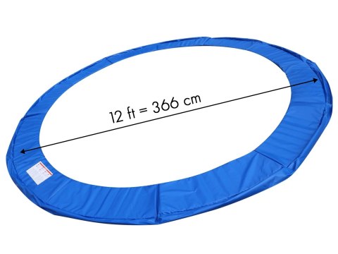 Osłona Sprężyn Do Trampoliny 12 Ft Miękka Mata Ochronna 366-374 Cm Niebiska