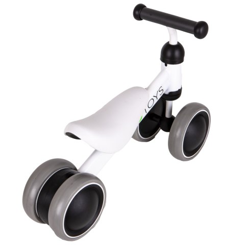 Rowerek Biegowy Treningowy Mini Rower Dla Dzieci Biały Ecotoys