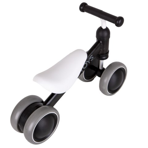Rowerek Biegowy Treningowy Mini Rower Dla Dzieci Czarny Ecotoys