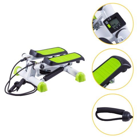 Steper Stepper Skrętny Z Linkami Licznik Fitness Modernhome