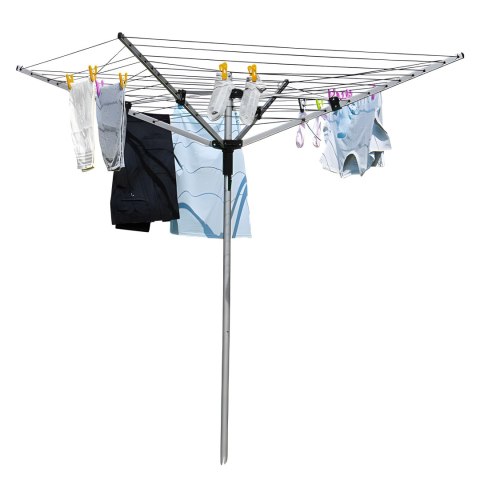 Suszarka Ogrodowa Na Pranie 60 M Powierzchni Suszenia Świder Do Montażu + Pokrowiec Gratis Multigarden