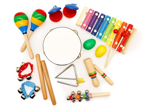 Zestaw Muzyczny 10 Instrumentów Dla Dzieci + Plecak Ecotoys