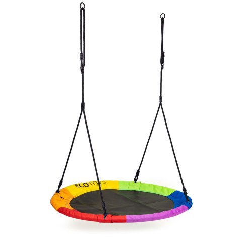 Huśtawka Ogrodowa Bocianie Gniazdo 100 Cm Kolorowa Ecotoys
