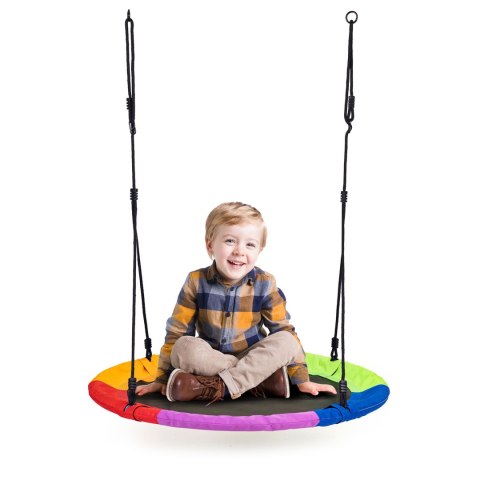 Huśtawka Ogrodowa Bocianie Gniazdo 100 Cm Kolorowa Ecotoys
