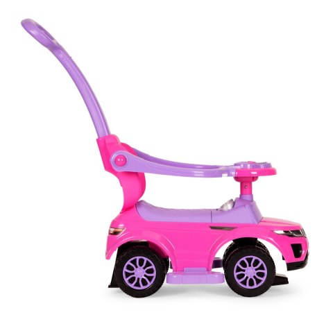 Jeździk Chodzik Pchacz 3w1 Autko Super Car Różowy