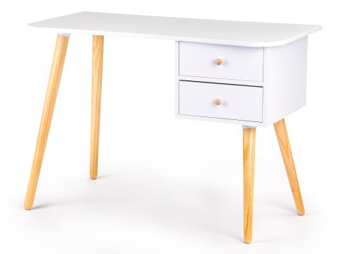 Nowoczesne Biurko Komputerowe Stolik 2 Szuflady Modernhome