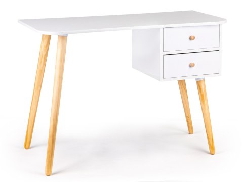 Nowoczesne Biurko Komputerowe Stolik 2 Szuflady Modernhome