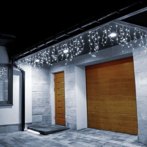 Sople Zewnętrzne Dekoracyjne Lampki Światełka 500 Led 19m Kurtyna