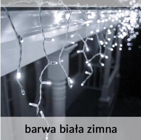 Sople Zewnętrzne Dekoracyjne Lampki Światełka 500 Led 19m Kurtyna