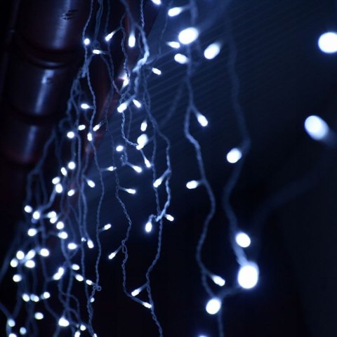Sople Zewnętrzne Dekoracyjne Lampki Światełka 500 Led 19m Kurtyna