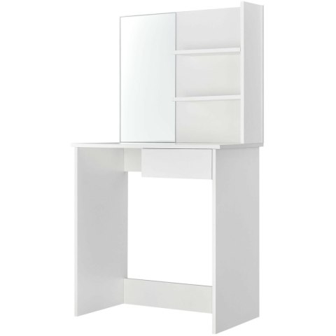 Toaletka Kosmetyczna Nowoczesna Duże Lustro Półki Modernhome