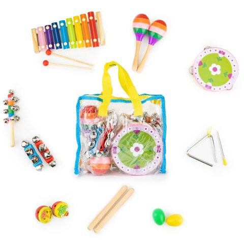 Zestaw Muzyczny 14 Instrumentów + Torba Ecotoys