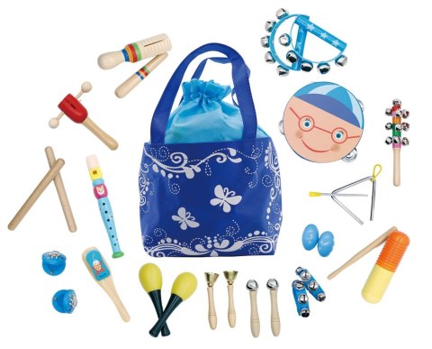 Zestaw Muzyczny 16 Instrumentów Dla Dzieci + Torba Ecotoys