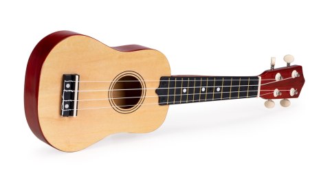 Gitara Ukulele Dla Dzieci Drewniana 4 Struny Nylonowe Ecotoys