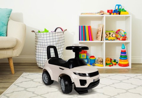 Jeździk Dla Dzieci Autko Odpychacz Auto Dźwięki Biały