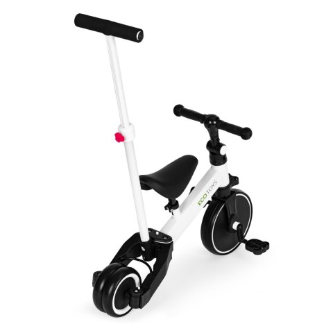 Rower Trójkołowy Biegowy 2w1 Rączka Do Prowadzenia Ecotoys