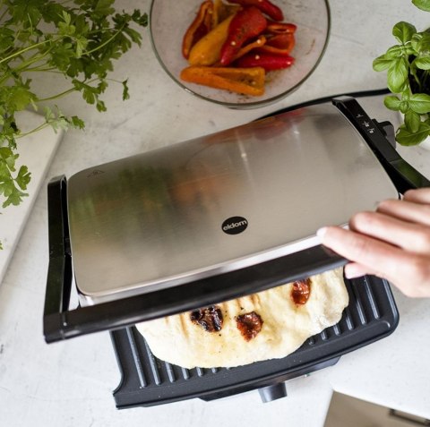 Grill Kontaktowy Gk150 Flaat Eldom Panini 2000w