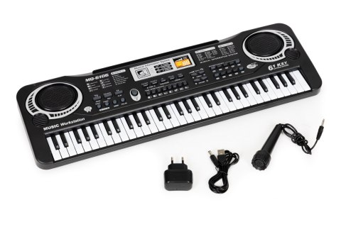 Keyboard Pianino Dla Dzieci Z Mikrofonem + Zasilacz