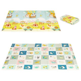 Mata Piankowa Edukacyjna Dwustronna Składana Duża Torba Ecotoys