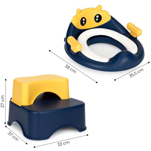 Nakładka Na Toaletę Ze Schodkami Podestem Dla Dzieci Ecotoys