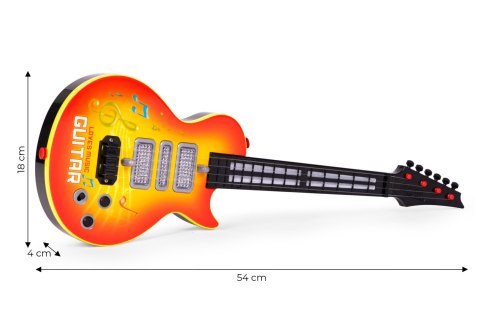 Rockowa Gitara Dla Dzieci Z Nauką Gry Na Gitarze Podczerwień Melodie
