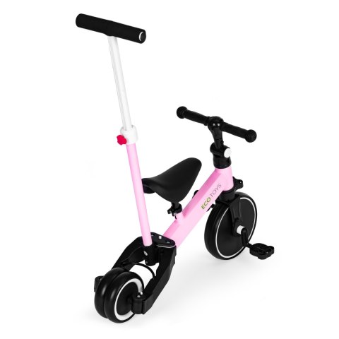 Rower Trójkołowy Biegowy 2w1 Rączka Do Prowadzenia Ecotoys