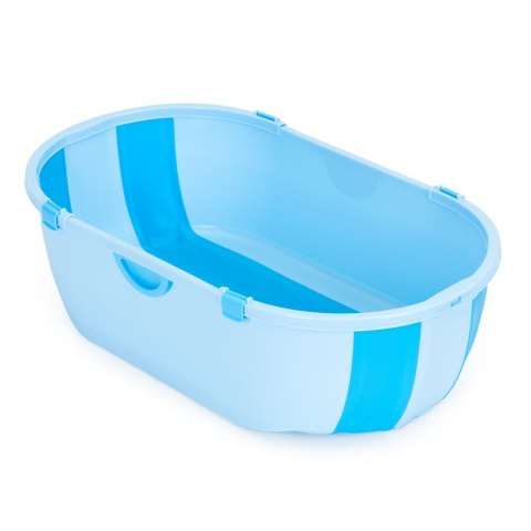 Wanienka Dla Dzieci Wanna Turystyczna Składana Odpływ Niebieska Ecotoys