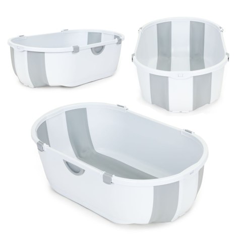 Wanienka Dla Dzieci Wanna Turystyczna Składana Odpływ Szara Ecotoys