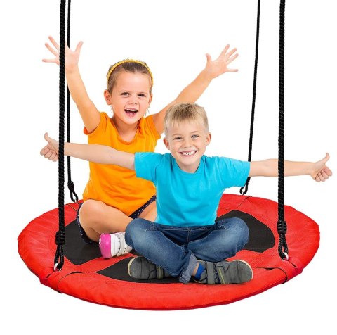 Huśtawka Ogrodowa Bocianie Gniazdo Xl, 100 Cm, 150 Kg, Czerwona