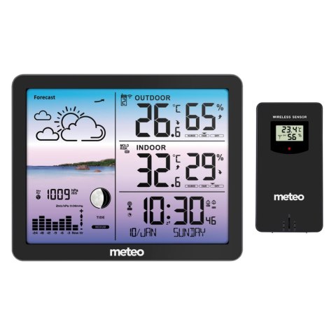 Stacja Pogodowa Meteo Sp107 Czarna