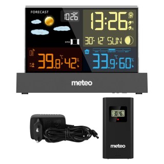 Stacja Pogodowa Meteo Sp110c Z Dcf Czarna