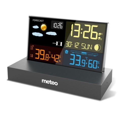 Stacja Pogodowa Meteo Sp110c Z Dcf Czarna