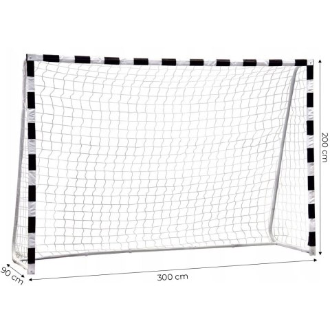 Bramka Piłkarska Z Siatką Do Piłki Nożnej 300x200 Cm Multigarden