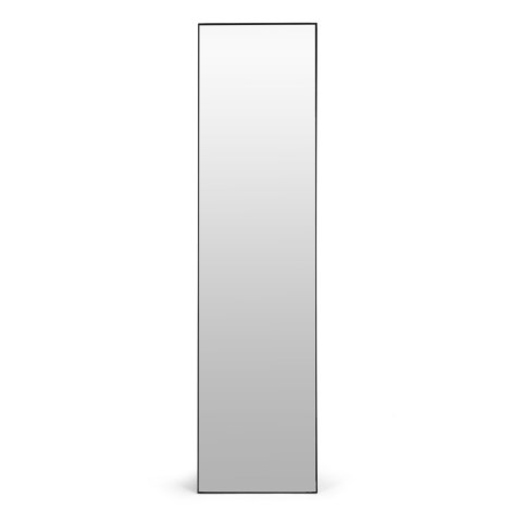 Duże Lustro Stojące 159 Cm Aluminium Czarna Rama Modernhome