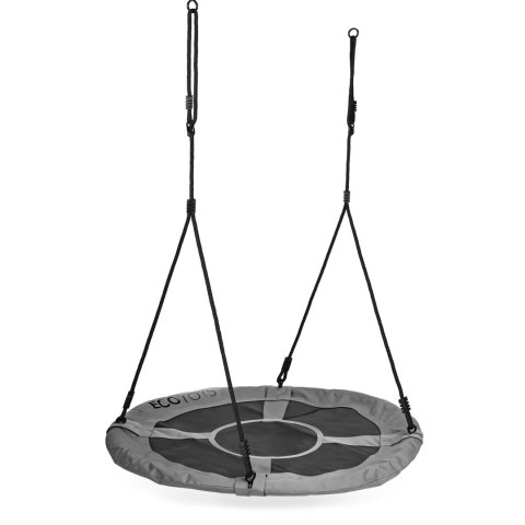 Huśtawka Ogrodowa Bocianie Gniazdo 100 Cm Szara Ecotoys