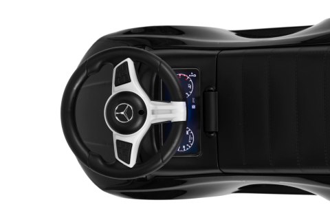 Jeździk Autko Mercedes C Class Interaktywna Kierownica Dźwięki Czarny
