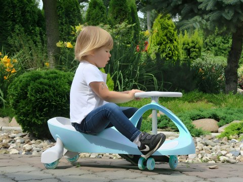 Jeździk Grawitacyjny Pojazd Dla Dzieci Koła Led Różowy Ecotoys
