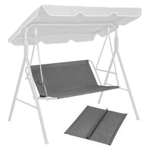 Siedzisko Podkład Do Huśtawki Ogrodowej 140x100 Cm Szare Multigarden