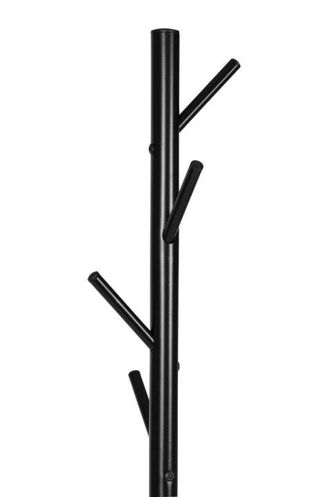 Stojący Wieszak Na Ubrania Prosty Metalowy 7 Haczyków 177 Cm Modernhome