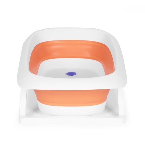 Wanienka Dla Dzieci Wanna Pomarańczowa Składana Z Odpływem 81 Cm - Krówka Ecotoys