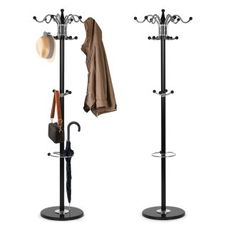 Wieszak Na Ubrania Stojący 16 Haczyków Metal 172 Cm Modernhome