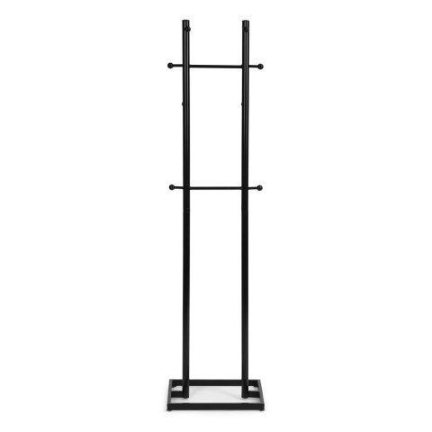 Wieszak Stojący 8 Haczyków 175 Cm Metal Czarny Modernhome