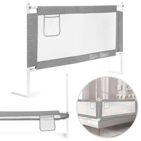 Barierka Ochronna Na Łóżko 150 Cm Osłona Zabezpieczenie Dla Dzieci Ecotoys