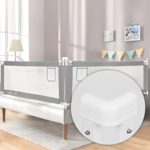 Barierka Ochronna Na Łóżko 150 Cm Osłona Zabezpieczenie Dla Dzieci Ecotoys