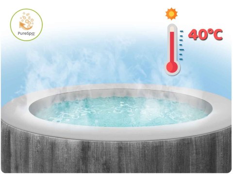 Nadmuchiwane Spa Basen Z Hydromasażem 6 Os. 216x71 Cm Wifi Akcesoria Premium Intex 28442