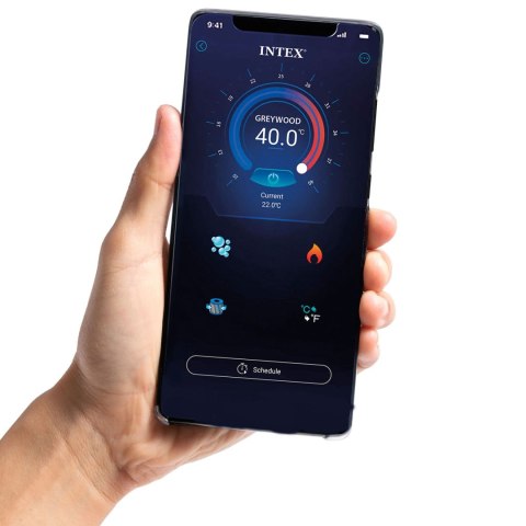 Nadmuchiwane Spa Basen Z Hydromasażem 6 Os. 216x71 Cm Wifi Akcesoria Premium Intex 28442