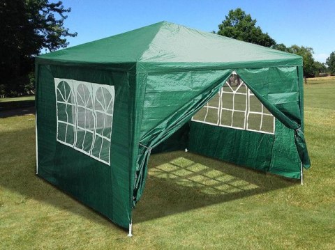 Namiot Pawilon Ogrodowy Handlowy 3x3 M 4 Ścianki Zielony Multigarden