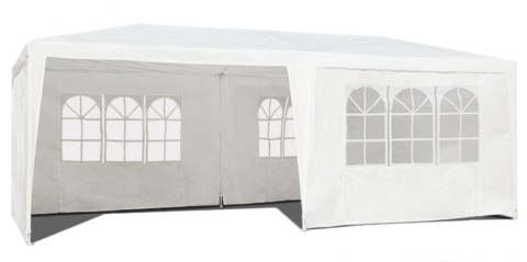 Namiot Pawilon Ogrodowy Handlowy 3x6 M 6 Ścianek Biały Multigarden