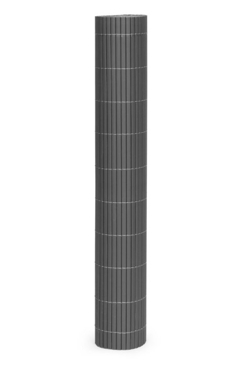 Dwustronna Mata Bambusowa 100x500 Cm Na Balkon Taras Ogrodzenie Antracyt Multigarden
